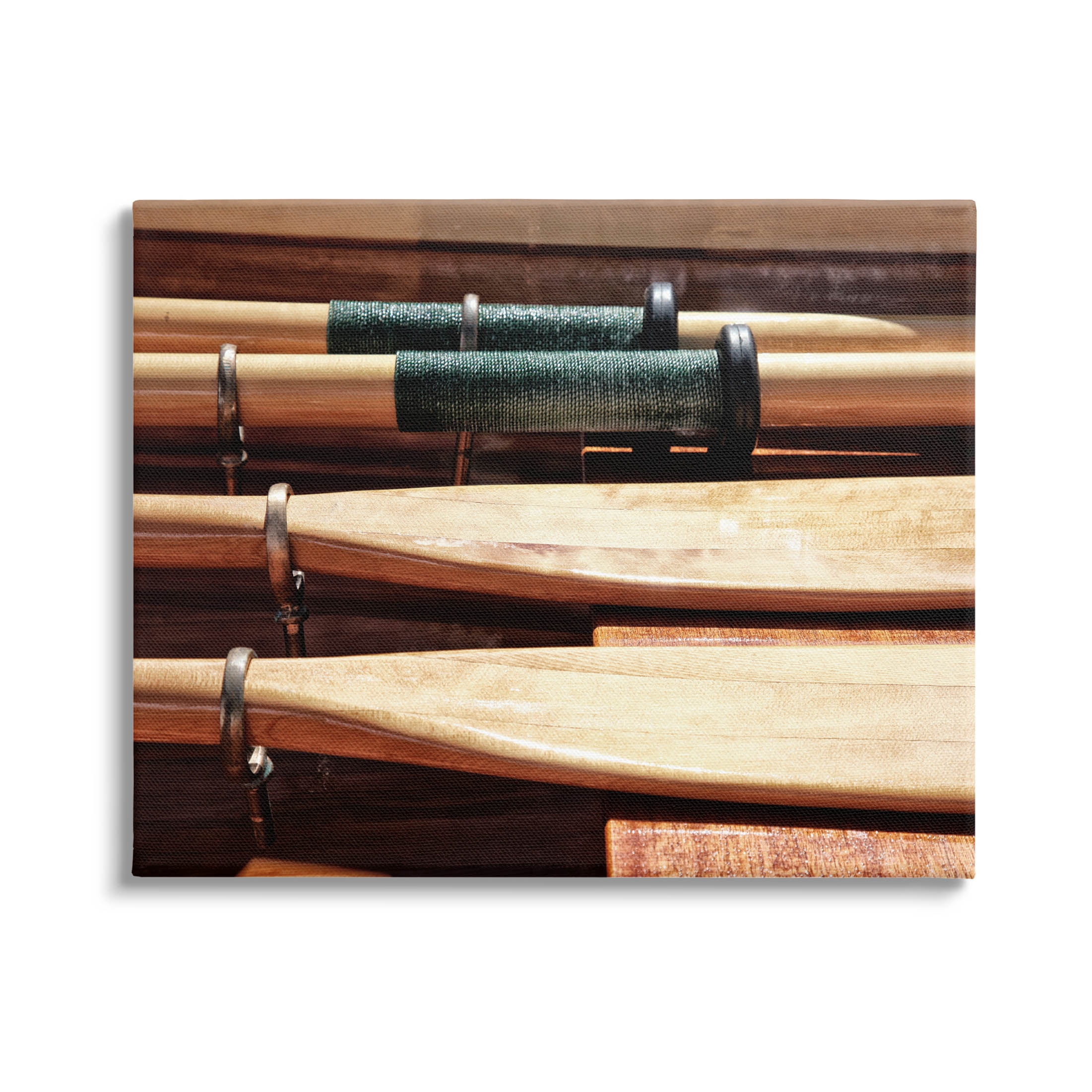 Stupell Industries Rowing Oars Photograph Photograph Gallery Wrapped Canvas Print Wall Art, Design by Savanah Plank