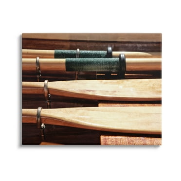 Stupell Industries Rowing Oars Photograph Photograph Gallery Wrapped Canvas Print Wall Art, Design by Savanah Plank