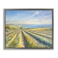 thumbnail image 1 of Stupell Industries Rows Of Flowers Landscape Gray Framed Floater Canvas Wall Art design by Petal Prints Design, 25 x 31, 1 of 9