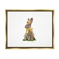 thumbnail image 1 of Stupell Industries Royal Bunny with Crown Animals & Insects Painting Gold Floater Framed Canvas Art Print Wall Art, 31 x 25, 1 of 10