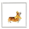 thumbnail image 1 of Stupell Industries Royal Corgi Dog Animals & Insects Painting White Framed Art Print Wall Art, 17 x 17, 1 of 9