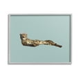 thumbnail image 1 of Stupell Industries Royal Leopard with Crown Animals & Insects Painting Gray Framed Art Print Wall Art, 14 x 11, 1 of 9