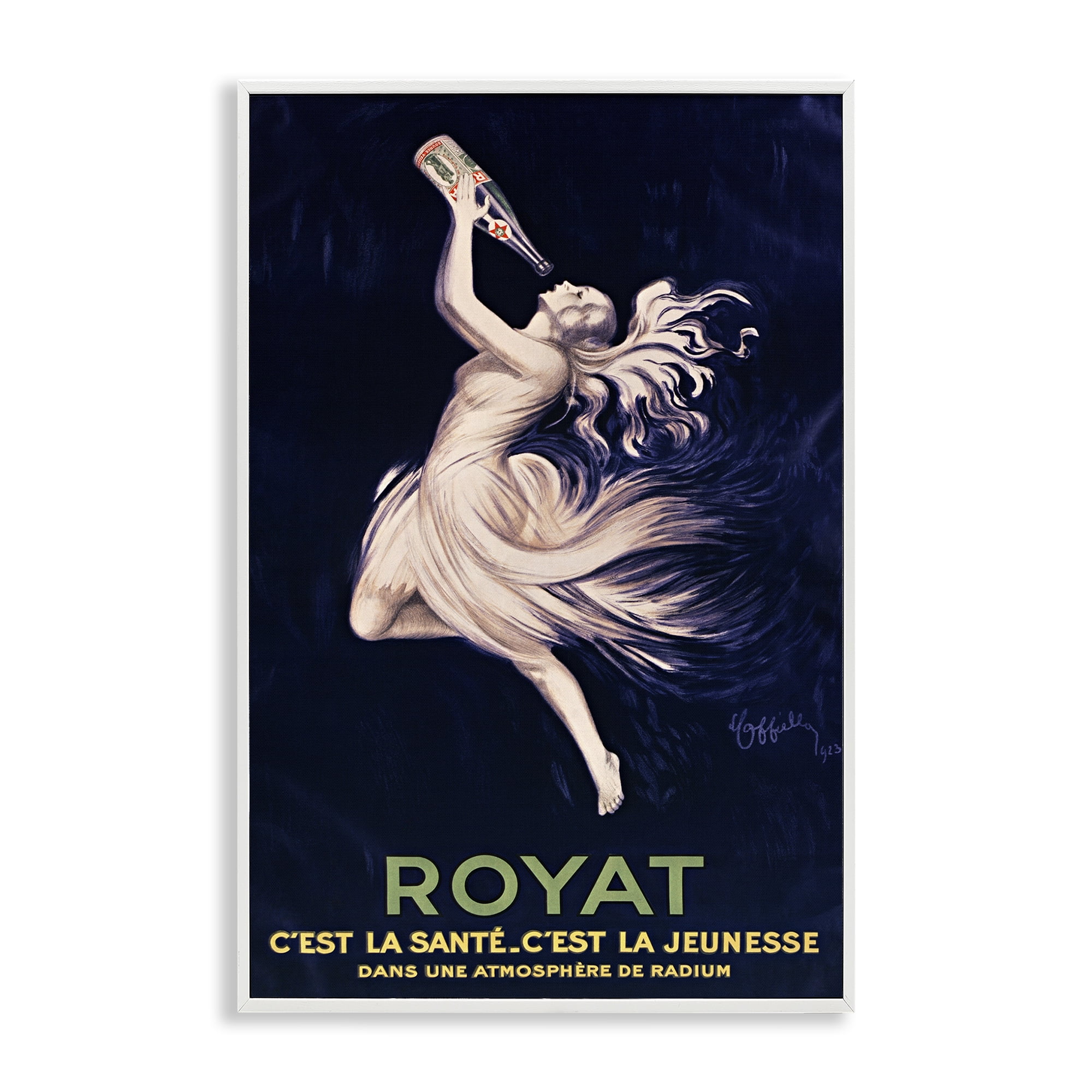 Stupell Industries Royat 1923 Advertisement White Framed Giclee Art, design by Leonetto Cappiello