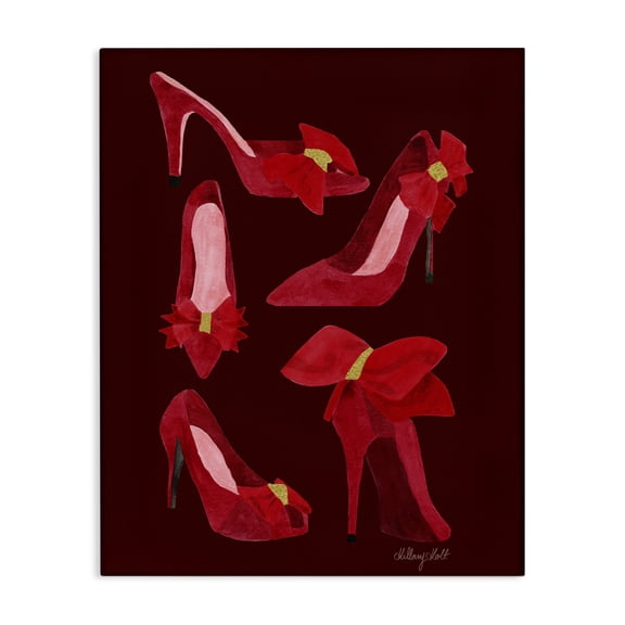 Stupell Industries Ruby Red Shoes Canvas Wall Art, design by Hillary Holt