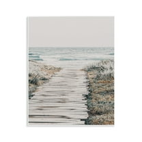 Stupell Industries Rugged Beach Path Nautical & Beach Photography Unframed Art Print Wall Art, 11 x 14