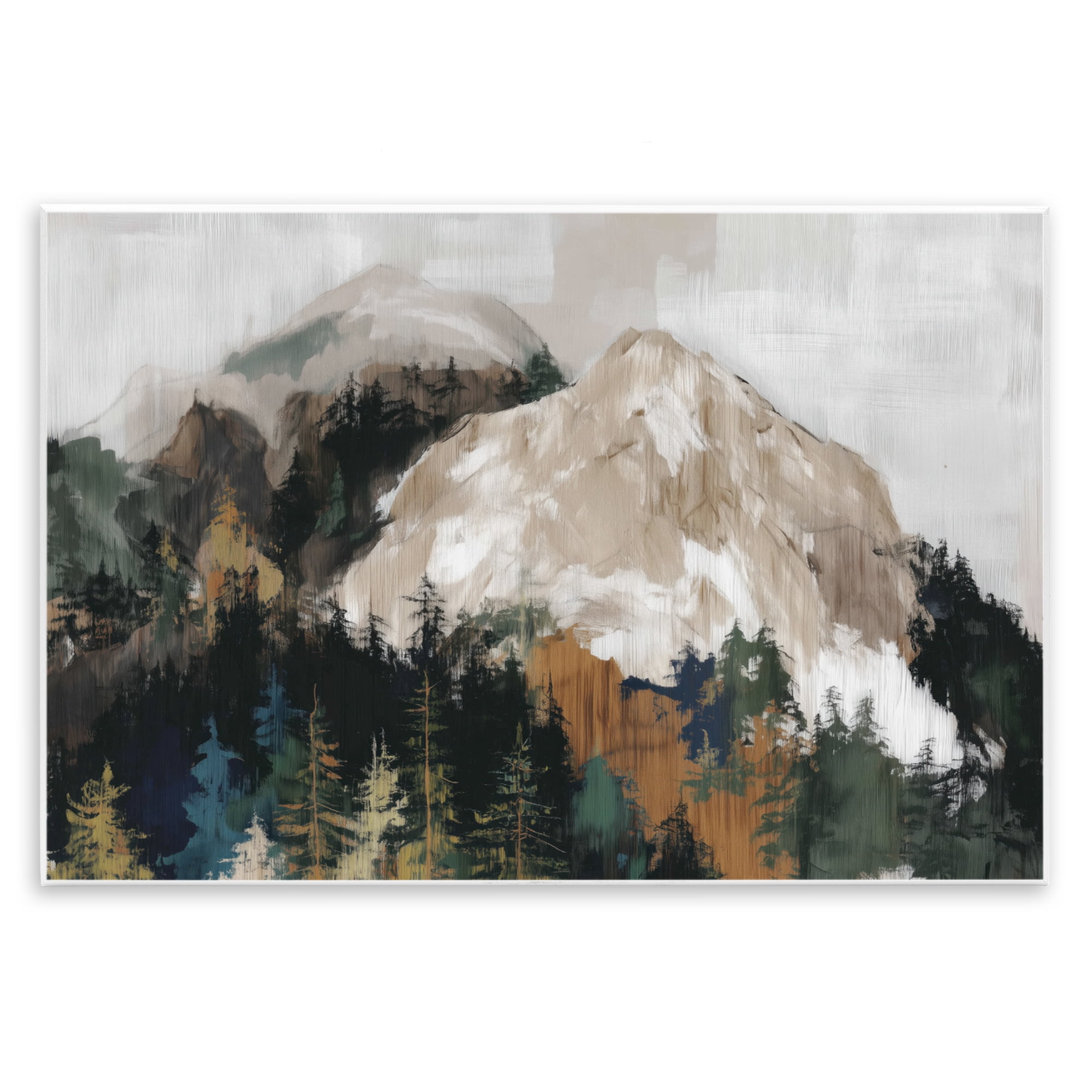 Stupell Industries Rugged Mountain Peaks Wall Plaque Art, design by Chromatic Storm Studio