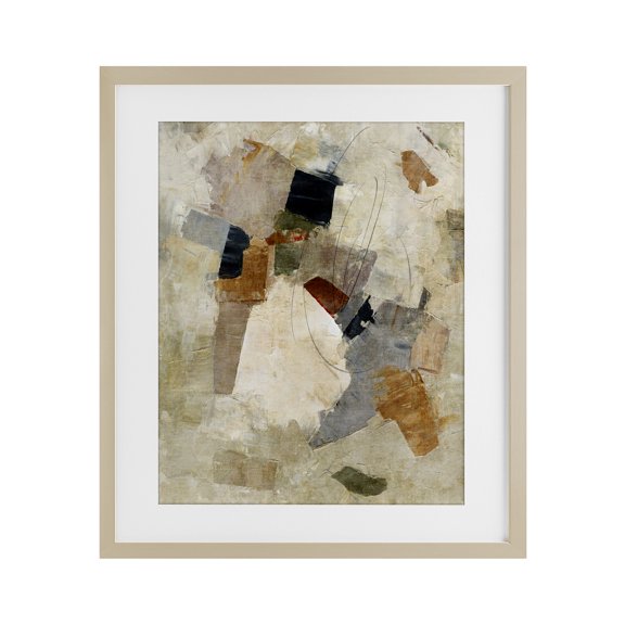 Stupell Industries Rugged Parchment Composition Birch Framed Print Under Glass design by Suzanne Nicoll, 16 x 13