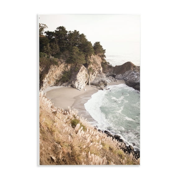 Stupell Industries Rugged Rocky Cove Nautical & Beach Photography Unframed Art Print Wall Art, 10 x 15