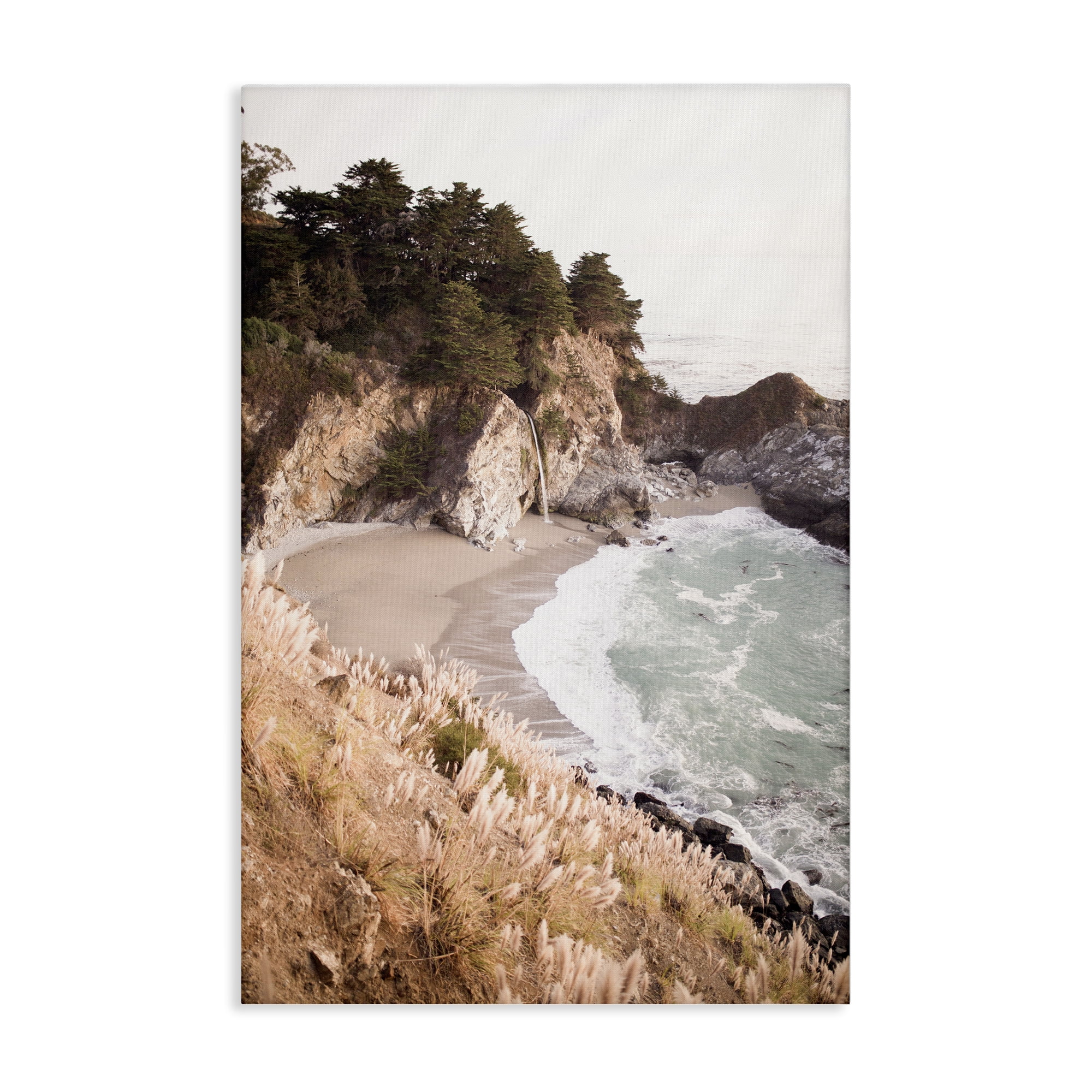 Stupell Industries Rugged Rocky Cove Nautical & Beach Photography Wrapped Canvas Art Print Wall Art, 30 x 45
