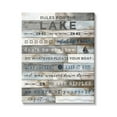 thumbnail image 1 of Stupell Industries Rules From the Lake List Rtic Plank Pattern,24 x 30, Design by Natalie Carpentieri, 1 of 1