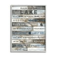 thumbnail image 1 of Stupell Industries Rules From the Lake List Rtic Plank Pattern,24 x 30, Design by Natalie Carpentieri, 1 of 3
