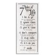 thumbnail image 1 of Stupell Industries Rules Of Life Motivating List Graphic Art White Framed Art Print Wall Art, Design by Lil' Rue, 1 of 7