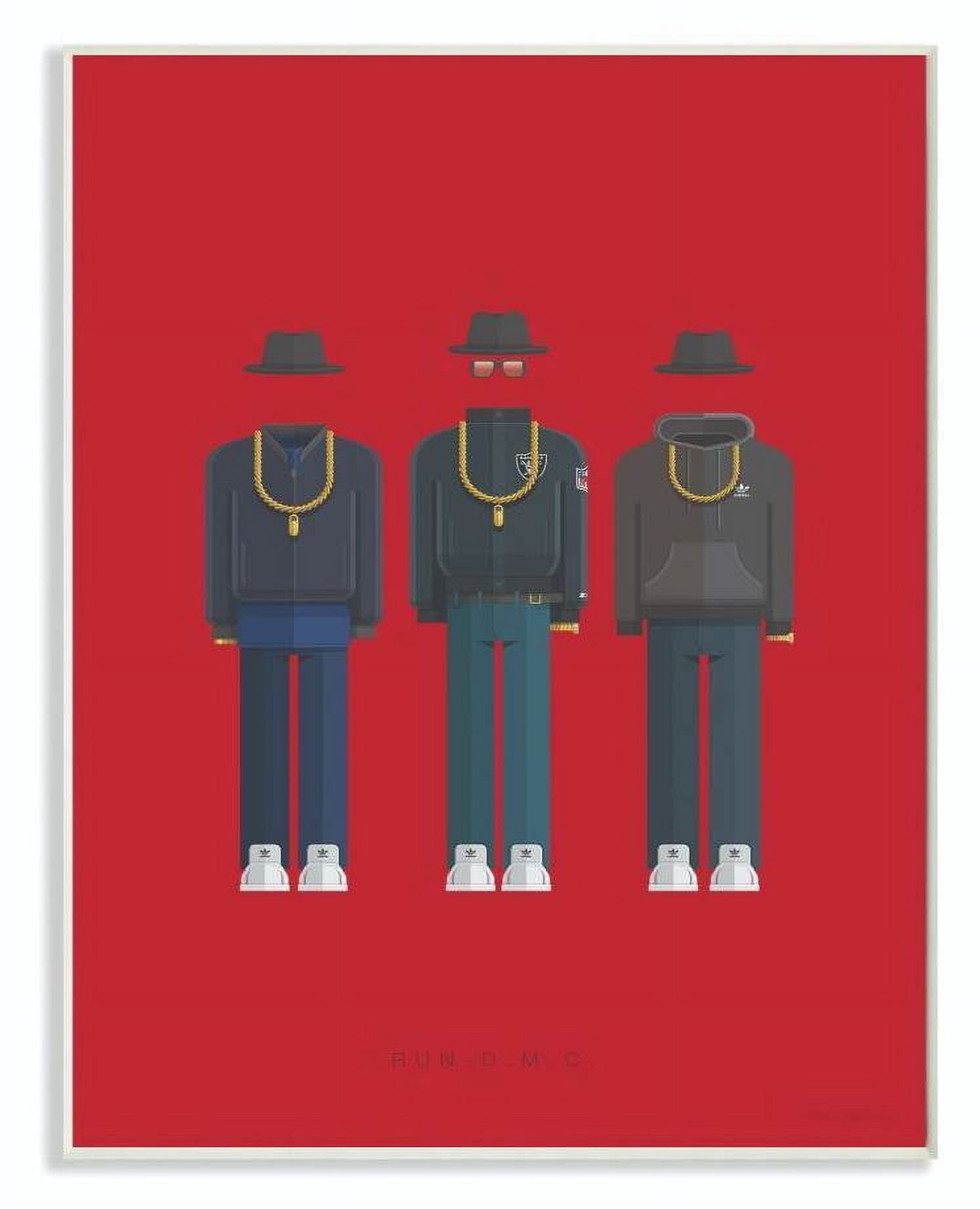 Stupell Industries Run DMC Famous People Characters Fashion Design Wall Plaque by Fred Birchal