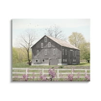 Stupell Industries Rural Country Cottage Comforting Grassy Meadow Flowers Painting Gallery Wrapped Canvas Print Wall Art, Design by Lori Deiter