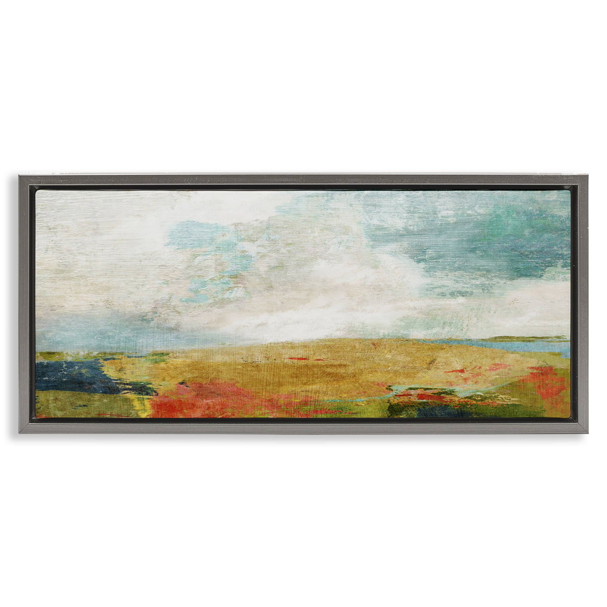 Stupell Industries Rural Country Hills Impression Abstract Painting ...