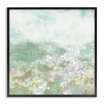 Stupell Industries Rural Countryside Impression Landscape Painting Black Framed Art Print Wall Art, 12 x 12