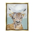 thumbnail image 1 of Stupell Industries Rural Farm Cattle Brushed Painting Painting Metallic Gold Floating Framed Canvas Print Wall Art, Design by Jessica Mingo, 1 of 6