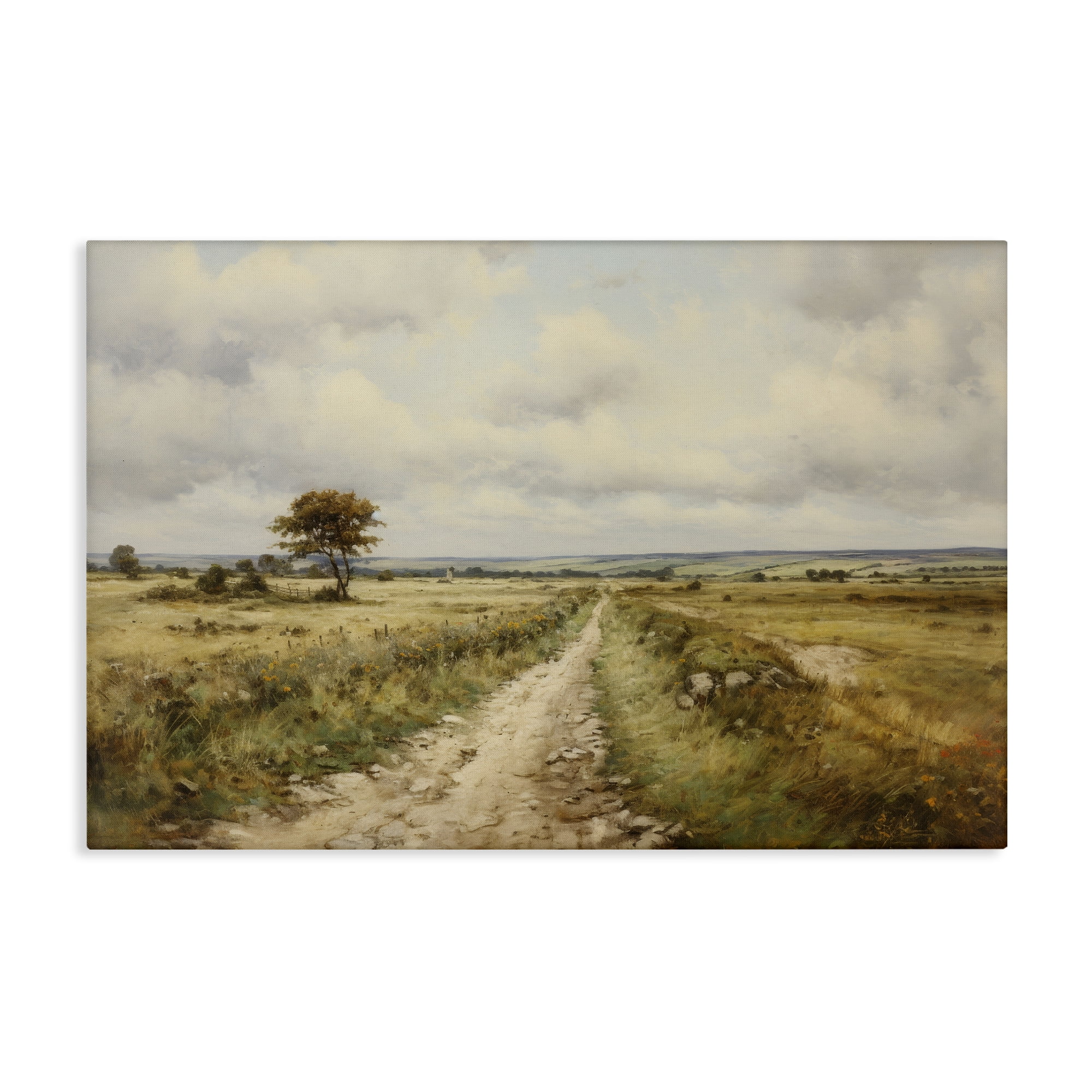 Flower Farm Road Art Print