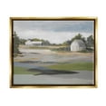 thumbnail image 1 of Stupell Industries Rural Farmland Vast Country Barn Agricultural Field Painting Metallic Gold Floating Framed Canvas Print Wall Art, Design by Liz Jardine, 1 of 5