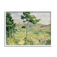 thumbnail image 1 of Stupell Industries Rural Green Scenery Distant Bridge Mountain Trees Painting White Framed Art Print Wall Art, Design by Lettered and Lined, 1 of 7