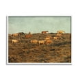 thumbnail image 1 of Stupell Industries Rural Horses Grazing Photograph White Framed Art Print Wall Art, Design by Jan Walters, 1 of 7