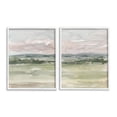 thumbnail image 1 of Stupell Industries Rural Landscape Watercolors Landscape Painting White Framed Art Print Wall Art, 11 x 14, Set of 2, 1 of 10