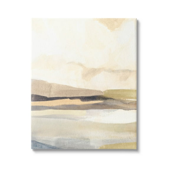 Stupell Industries Rural Nature Horizon Landscape Painting Gallery Wrapped Canvas Print Wall Art, Design by Annie Warren