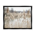 thumbnail image 1 of Rural Pampas Grass Reeds Lakeside Pond Marsh Black Floating Frame Canvas Art, 31 x 25, 1 of 5