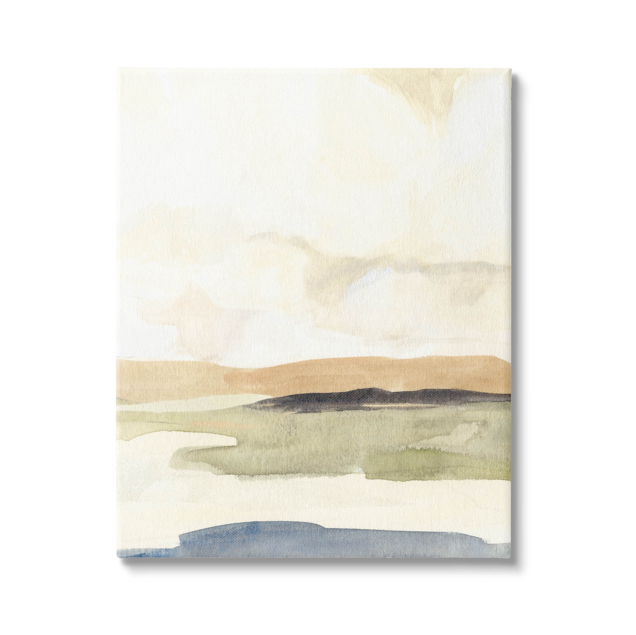 Stupell Industries Rural River Landscape Scenery Painting Gallery Wrapped Canvas Print Wall Art, Design by Annie Warren