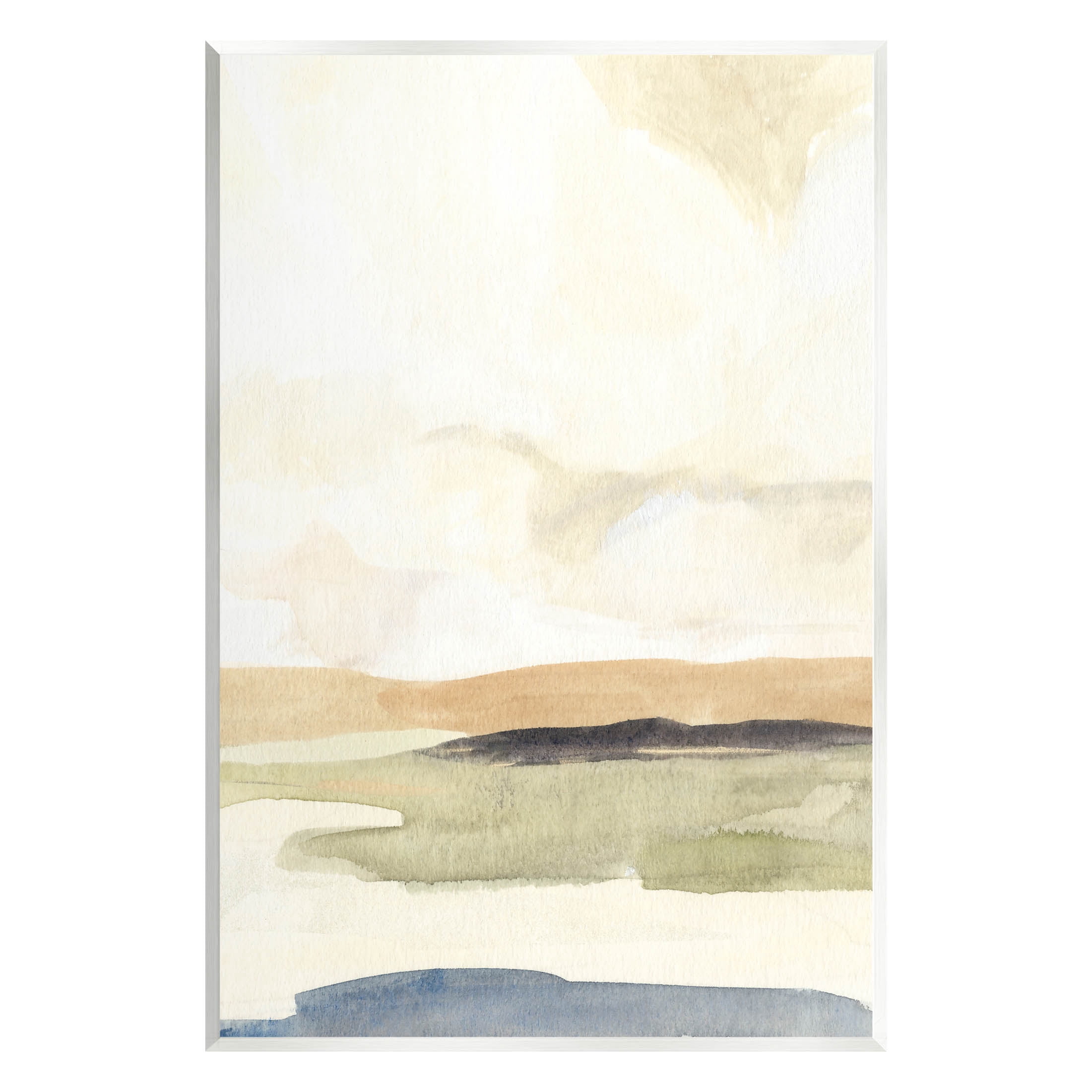 Stupell Industries Rural River Landscape Scenery Painting Unframed Art Print Wall Art, Design by Annie Warren