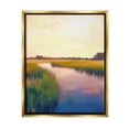 thumbnail image 1 of Stupell Industries Rural River Sunrise Nature Painting Gold Floater Framed Art Print Wall Art, 25 x 31, 1 of 10