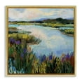 thumbnail image 1 of Stupell Industries Rural Stream Nature Landscape Painting Gold Floater Framed Canvas Art Print Wall Art, 25 x 25, 1 of 10