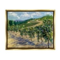 thumbnail image 1 of Stupell Industries Rural Vineyard Painting Landscape Painting Gold Floater Framed Canvas Art Print Wall Art, 21 x 17, 1 of 10