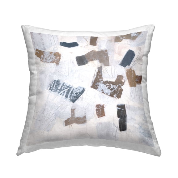 Stupell Industries Rustic Abstract Forms Decorative Printed Throw Pillow Design by Melissa Wang .