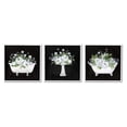 thumbnail image 1 of Stupell Industries Rustic Bathroom Florals Botanical & Floral Painting White Framed Art Print Wall Art, 17 x 17, Set of 3, 1 of 10