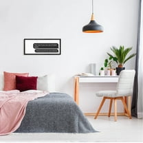 Stupell Industries Rustic Bathroom Humor Graphic Art Black Framed Art Print Wall Art, Design by Daphne Polselli