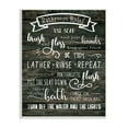 thumbnail image 1 of Stupell Industries Rustic Bathroom Rules Sign Good Hygiene List Typography Painting Unframed Art Print Wall Art, 10 x 15, 1 of 6