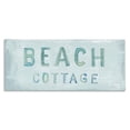 thumbnail image 1 of Stupell Industries Rustic Beach Cottage Watercolor Nature Painting Gallery Wrapped Canvas Art Print Wall Art, 40 x 17, 1 of 7