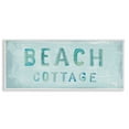 thumbnail image 1 of Stupell Industries Rustic Beach Cottage Watercolor Nature Painting White Framed Art Print Wall Art, 24 x 10, 1 of 9