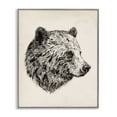 thumbnail image 1 of Stupell Industries Rustic Bear Drawing Animals & Insects Drawing Gray Framed Art Print Wall Art, 11 x 14, 1 of 10