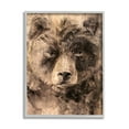 thumbnail image 1 of Stupell Industries Rustic Bear Portrait Animals & Insects Painting Gray Framed Art Print Wall Art, 11 x 14, 1 of 9