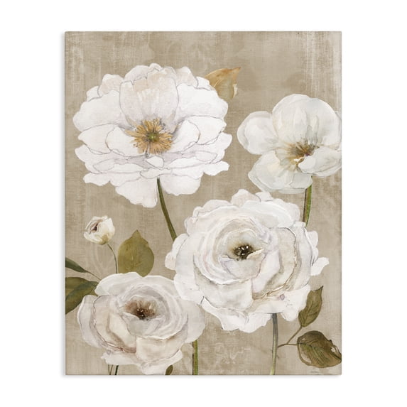 Stupell Industries French Country Rustic Blooms in White Canvas Art, 30 x 40, by Carol Robinson