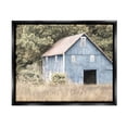 thumbnail image 1 of Stupell Industries Rustic Blue Barn Landscape Painting Black Floater Framed Canvas Art Print Wall Art, 21 x 17, 1 of 10