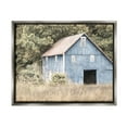 thumbnail image 1 of Stupell Industries Rustic Blue Barn Landscape Painting Gray Floater Framed Canvas Art Print Wall Art, 31 x 25, 1 of 10