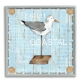 thumbnail image 1 of Stupell Industries Rustic Blue Seagull Animals & Insects Painting Gray Framed Art Print Wall Art, 17 x 17, 1 of 8