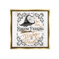 thumbnail image 1 of Stupell Industries Rustic Broom Parking Holiday Painting Gold Floater Framed Canvas Art Print Wall Art, 18 x 18, 1 of 10