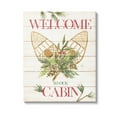 thumbnail image 1 of Stupell Industries Rustic Cabin Welcome Botanical & Floral Painting Gallery Wrapped Canvas Art Print Wall Art, 36 x 48, 1 of 8