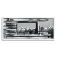 thumbnail image 1 of Stupell Industries Rustic Cabin Window Landscape Photography White Framed Art Print Wall Art, 24 x 10, 1 of 9