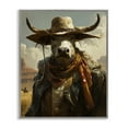 thumbnail image 1 of Stupell Industries Rustic Cattle Cowboy Novelty Painting Gray Framed Art Print Wall Art, 24 x 30, 1 of 10