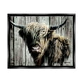 thumbnail image 1 of Stupell Industries Rustic Cattle Portrait Animals & Insects Painting Black Floater Framed Canvas Art Print Wall Art, 21 x 17, 1 of 10